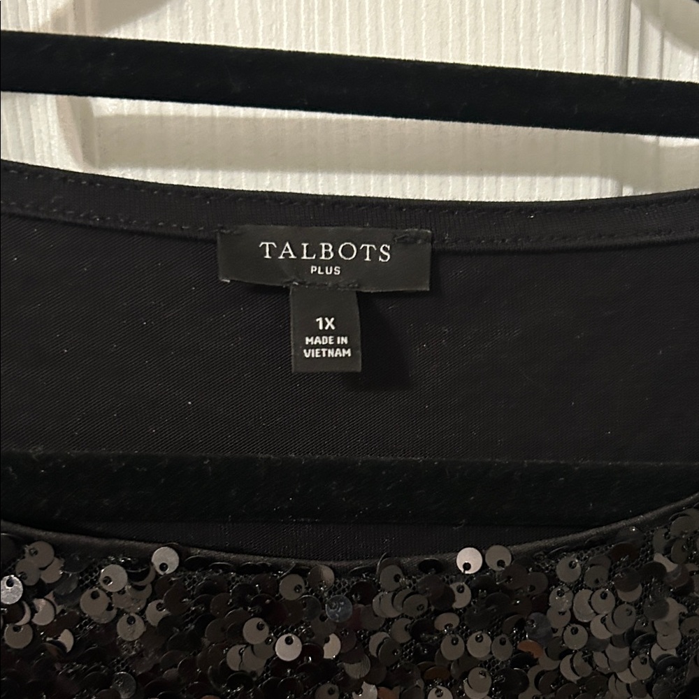 Talbots Sequins Top - Picture 3 of 5